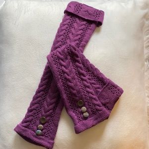 Purple Leg Warmers